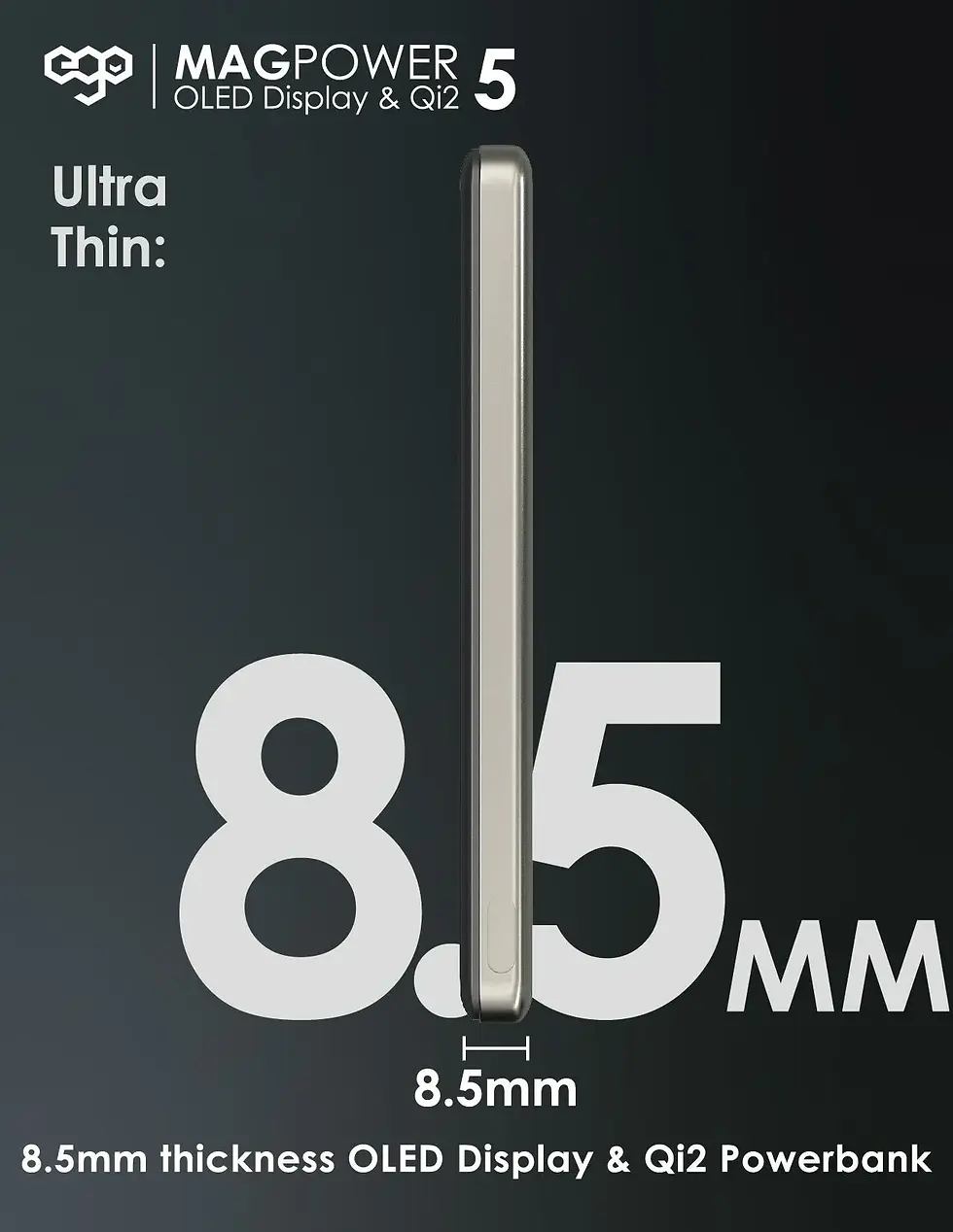 Thumbnail: EGO MAGPOWER Gen.5F 5000mAh magsafe 移動電源