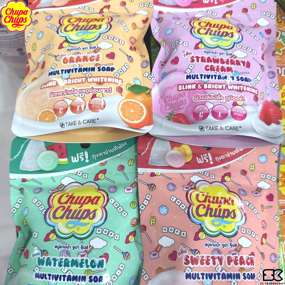 Thumbnail: 泰國直送🇹🇭 Chupa Chups 珍寶珠維他命香皂+ 網袋 80g
