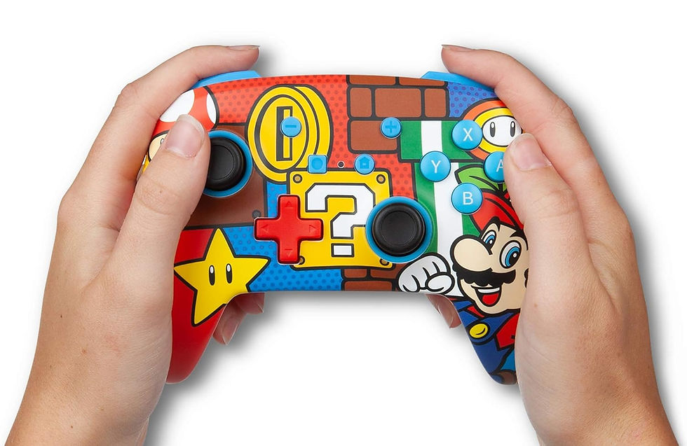 Thumbnail: PowerA Enhanced Wireless Controller for Nintendo Switch Mario Pop