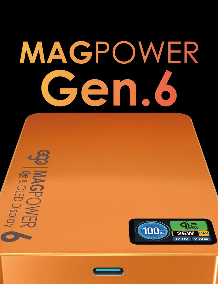 Thumbnail: [CCC認證產品] EGO MagPower 6 @ QI2.2 10000mAh 外置電 10MM厚度 | 半固態電池 | QI2.2認證