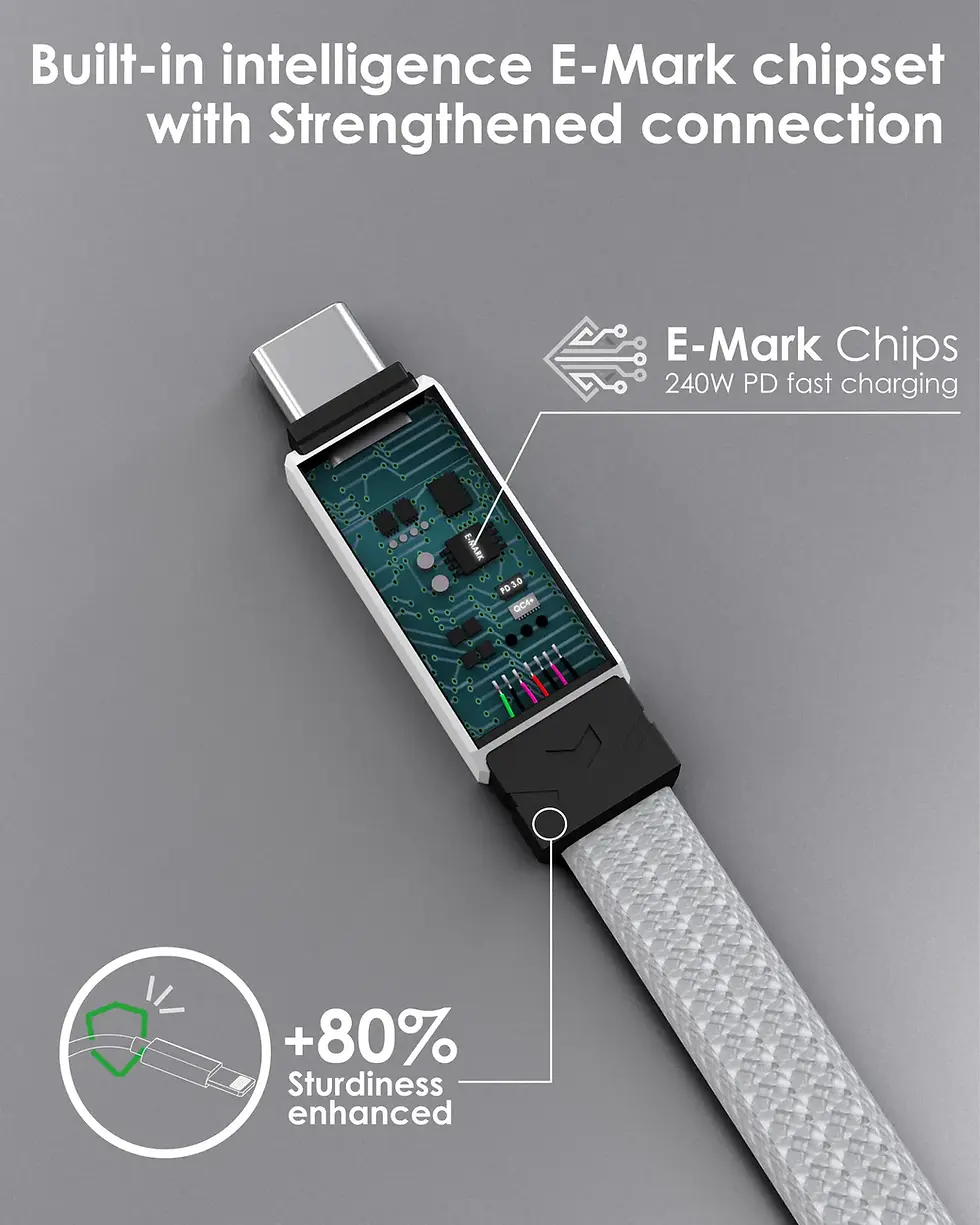Thumbnail: EGO CHARGEKEY 240W USB4 Type-C 匙扣線 CCCK