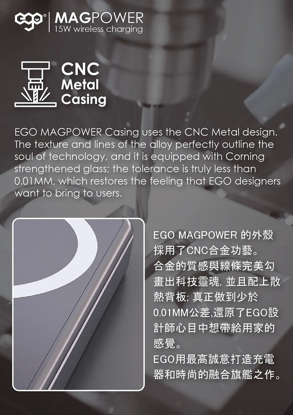 Thumbnail: EGO MAGPOWER Gen.4S 10000mAh magsafe 移動電源 4S