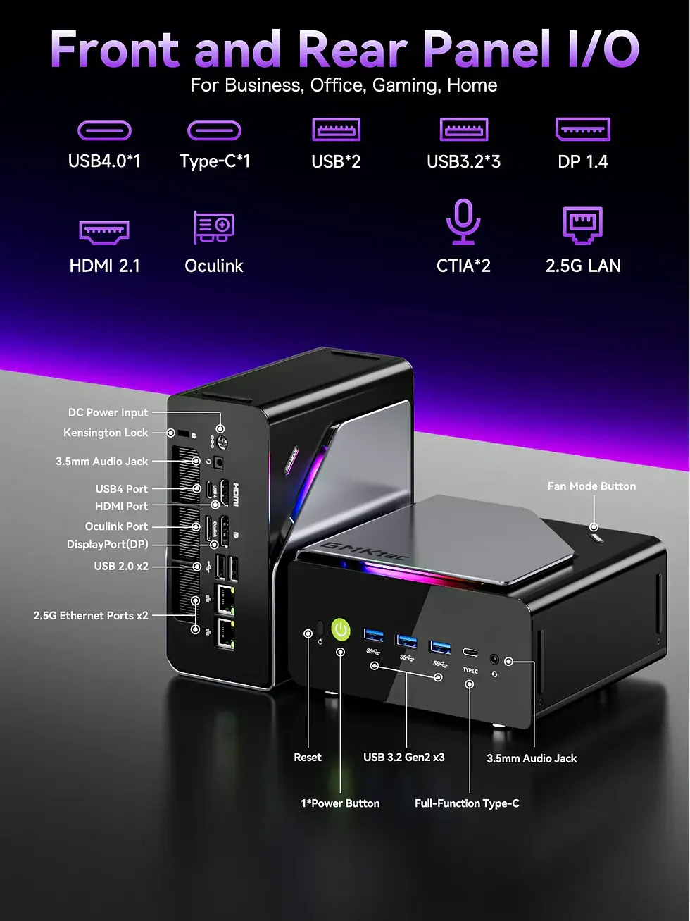 Thumbnail: GMKtec Nuc Box K15 (16+1TB CS-GNBK15/32+1TB CS-GNBK15V) 香港行貨