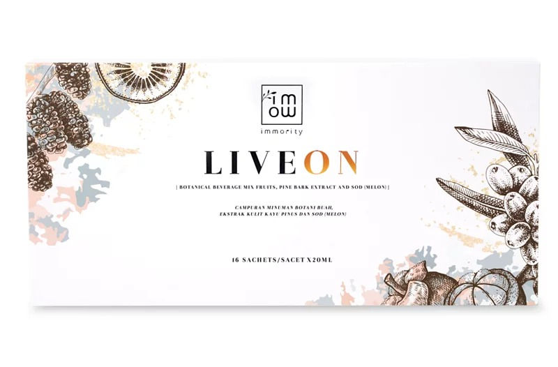 Thumbnail: 【一件包運】 馬來西亞 LIVEON 復活 DNA 逆齡抗糖飲 一盒16包