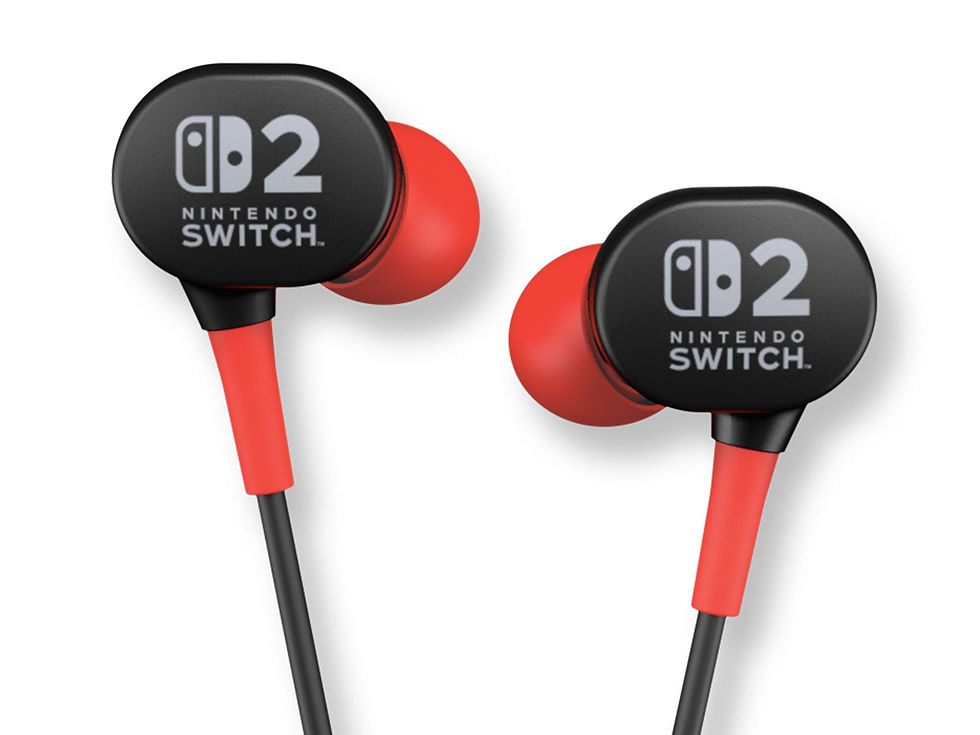 Thumbnail: PowerA 任天堂 Switch 2 NSW Wired Earbuds – 黑色