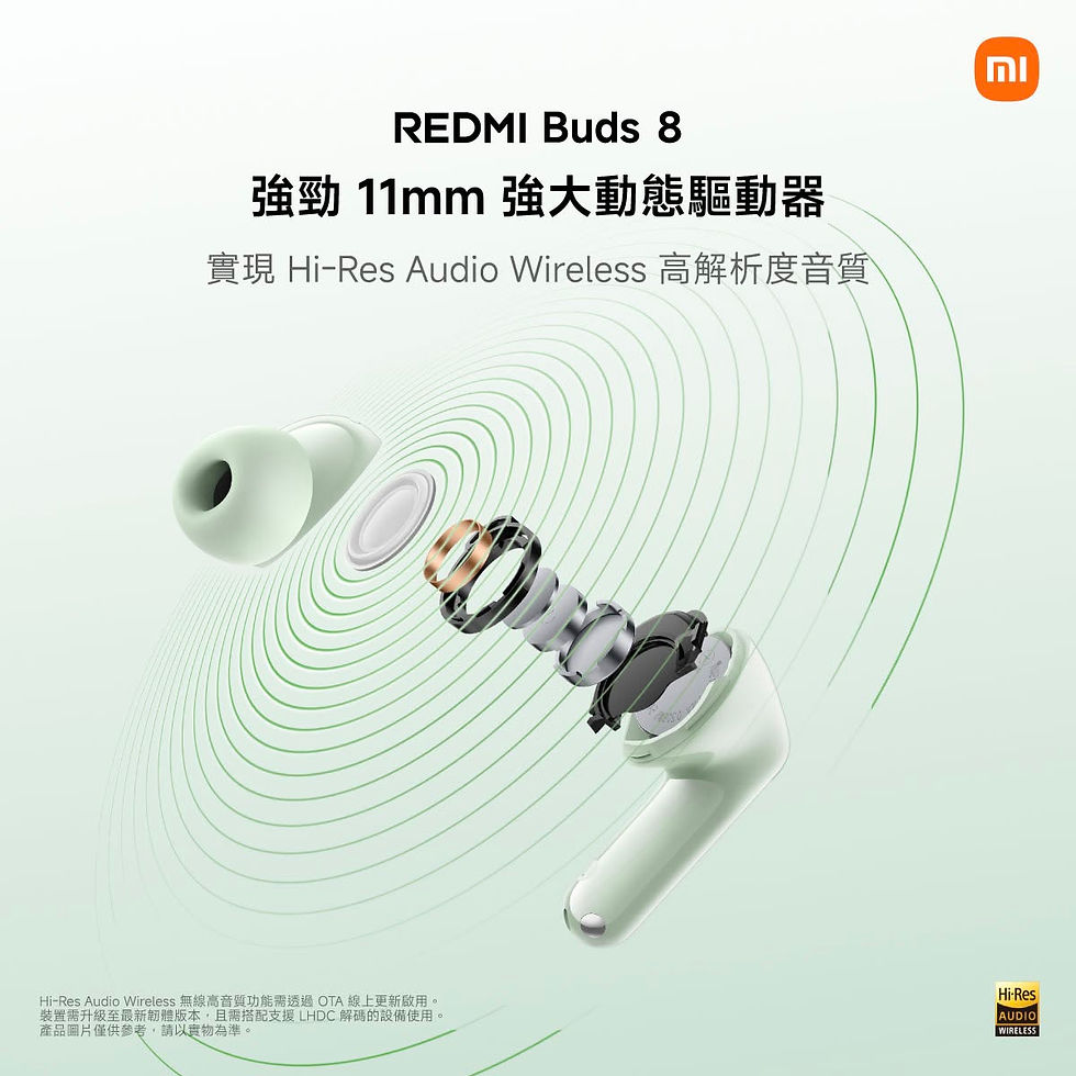 Thumbnail: Xiaomi 小米 紅米 REDMI Buds 8 藍牙耳機 🎧 香港行貨