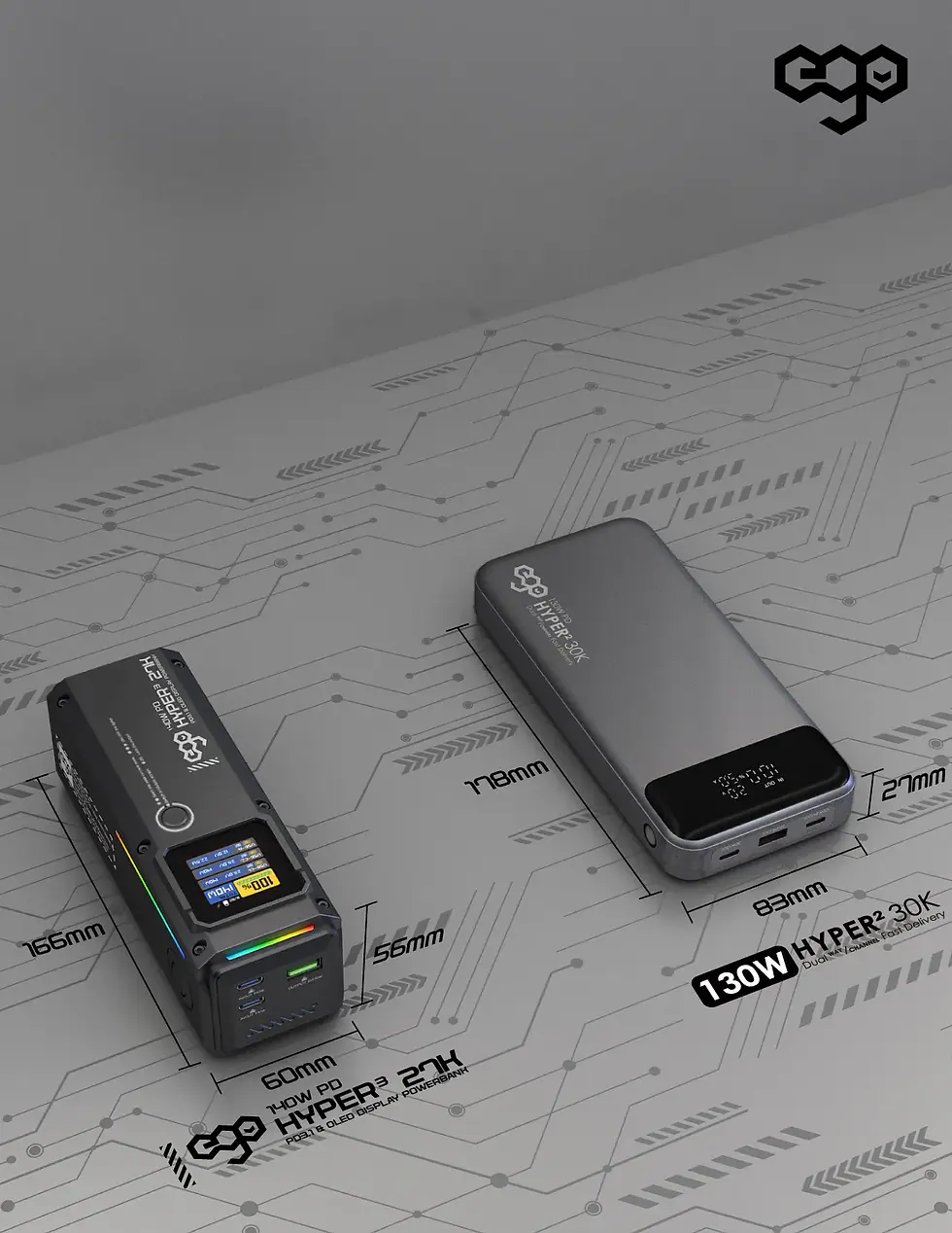 Thumbnail: EGO Hyper³ 27K 27000mAh 140W外置電 送收納盒