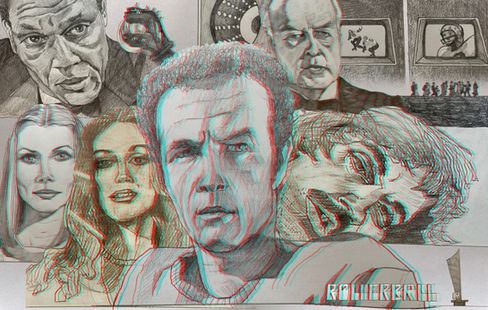 3-D VIP promotion cards. Set of 7.