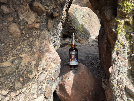 Front Label for Whiskey Slickers and Broads of Bourbon single barrel pick from Still Austin, a straight bourbon that is very dessert forward and tastes like vanilla frosting and cake, much better than a lot of Kentucky bourbon like Buffalo Trace or Eagle Rare