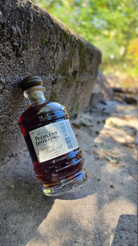 Rear Label of Peerless Double Oaked Rye from Burlington Wine and Spirits