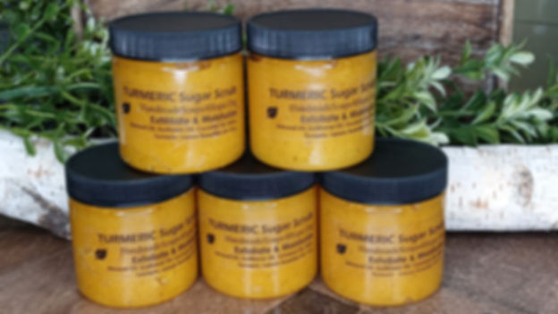 Turmeric & Lemon Sugar Scrub