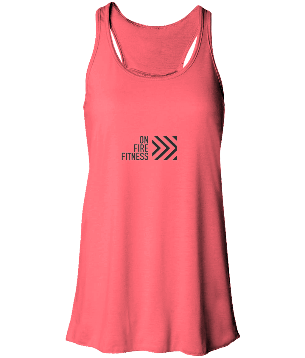 Bella Flowy Racer Back Tank Top OFF Sports T