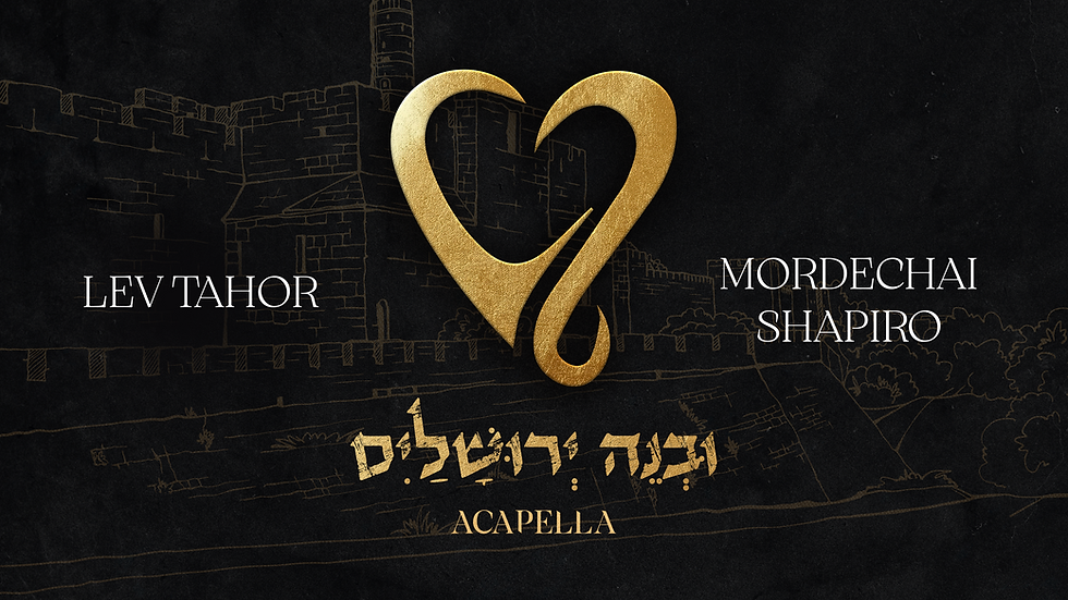 Mordechai Shapiro & Lev Tahor - U'venei Yerushalayim (Vocal)