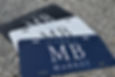 Thumbnail: The MB Market Plate (Navy, White, and Black)