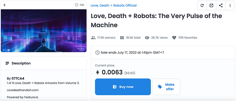 Love Death and Robots Crypto Currency
