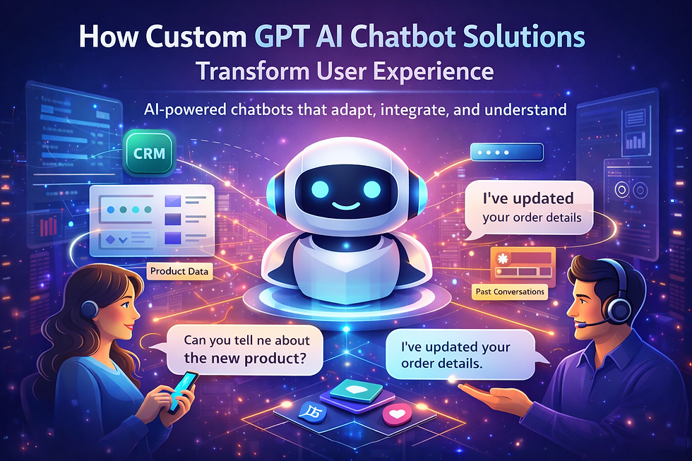 How Custom GPT AI Chatbot Solutions Transform User Experience