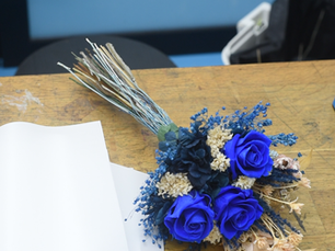Preserved Blue Rose Bouquet