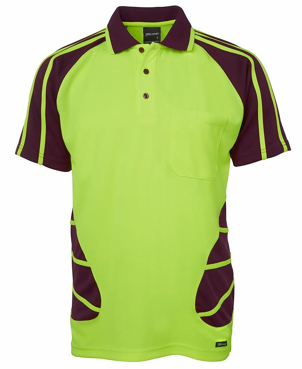 Thumbnail: 6HSP - Hi Vis S/S Spider Polo