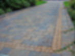 Bracken Tegula with Gold Setts border and Celtic kerb
