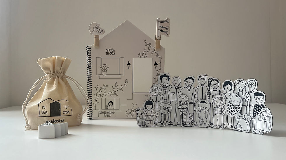 Miniatura: Mi casa, tu casa. Juego de diversidad familiar para casa