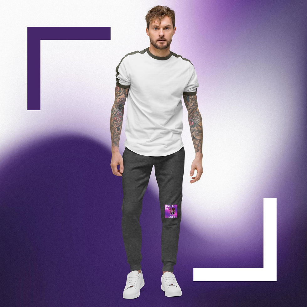 Thumbnail: Unisex fleece EuroSkull sweatpants