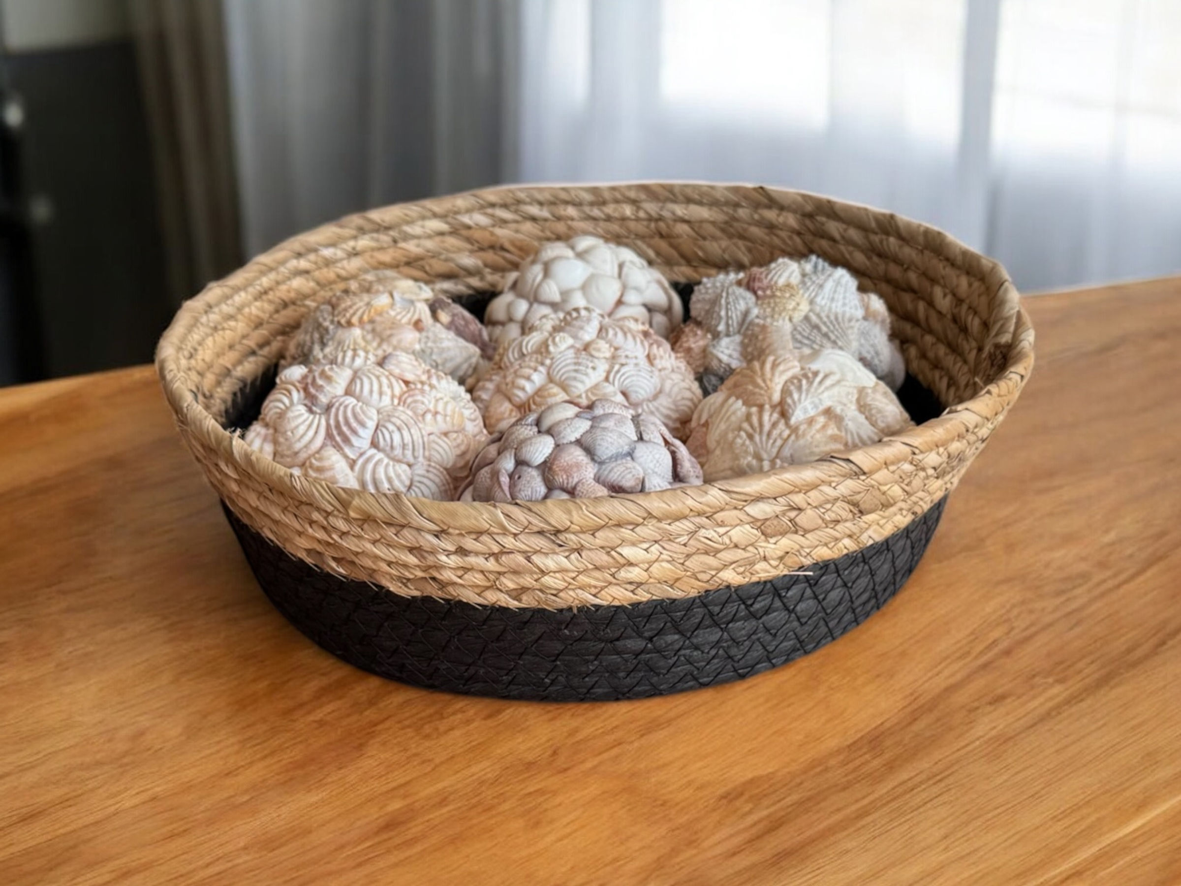 Cesto com Esferas Oceânicas