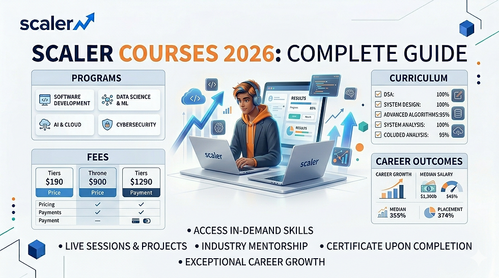 Scaler Courses 2026: Complete Guide to Programs, Curriculum, Fees, and ...
