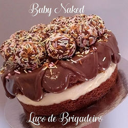 ❤️💙Nossos Fofinhos💙❤️_E mais um baby naked com massa de cacau 50%, recheio de creme 4 leites e cob