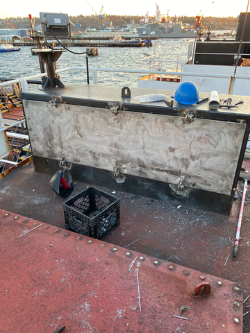 Sturdy Marine Welding - Vent Door Installation