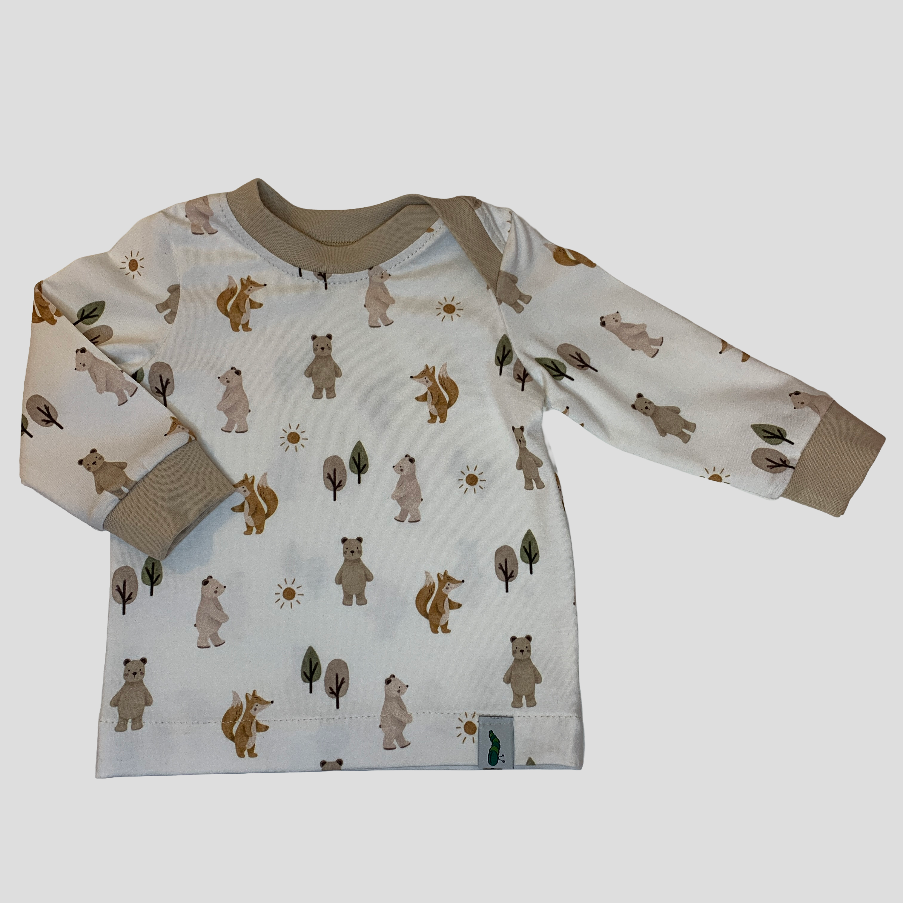 Baby Shirt Waldtiere Gr. 74-86