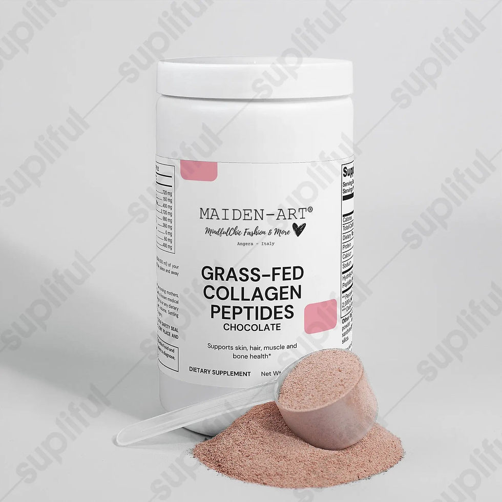 Thumbnail: Grass-Fed Collagen Peptides Powder (Chocolate) | Chocolate Collagen Powder