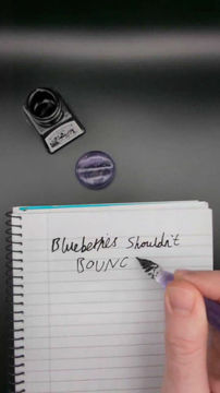 Thumbnail: Short Purple Calligraphy Pen,  Handmade Glass Dip Pen