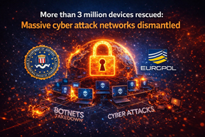 Over 3 Million Devices Recovered: Massive Cyberattack Networks Dismantled
