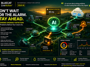 Don't wait for the alarm – BlueCat LiveAction AI-powered anomaly detection, Issue #6, Zero Second