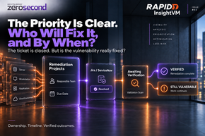 The Priority Is Clear. But Who Will Fix It, and By When? – Rapid7 InsightVM Vulnerability Management Series Issue #03, Zero Second