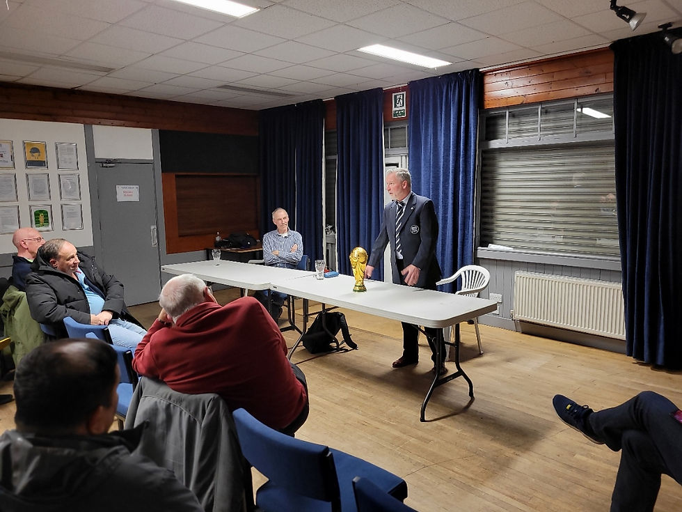 HACO Herts Hertfordshire Umpires and Scorers Members Evening with Phil Sharpe.