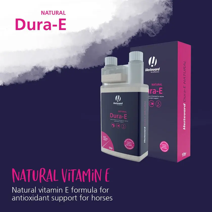 Dura-E NATURAL Vitamin E liquid supplement for horses and ponies