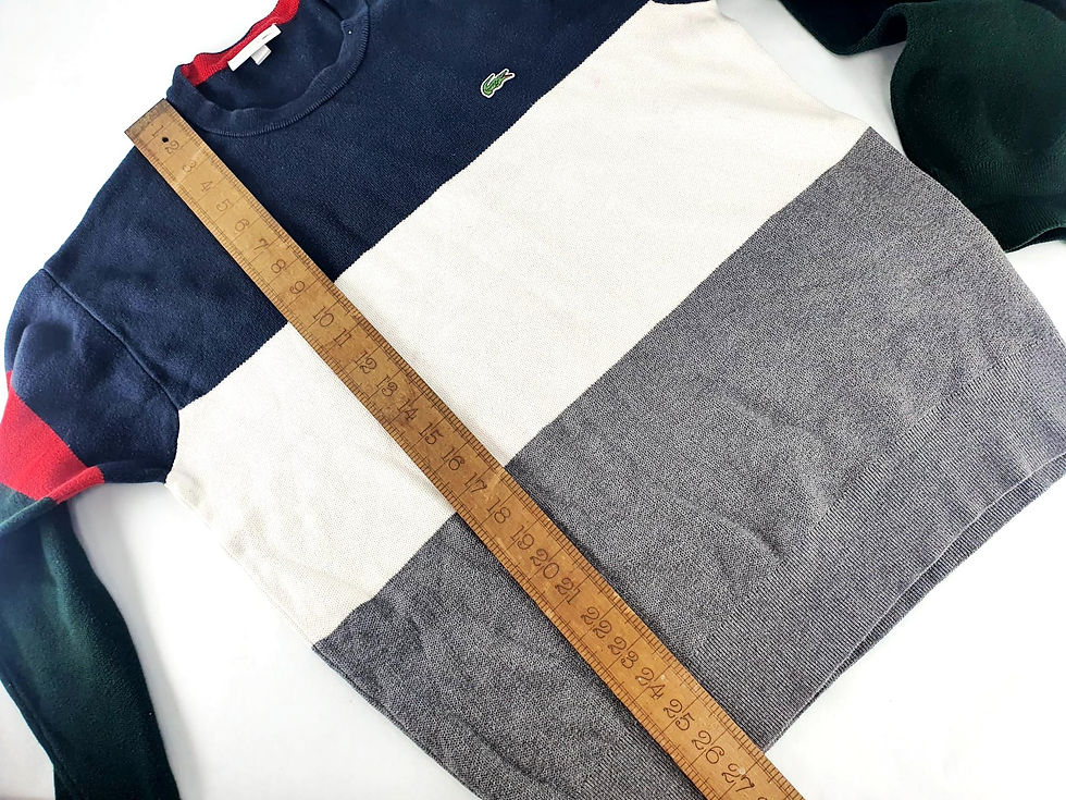 Thumbnail: Mens Lacoste block pattern jumper size Medium