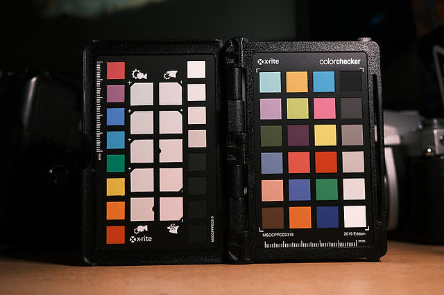 Fuji Pro Neg std film simulation on color checker
