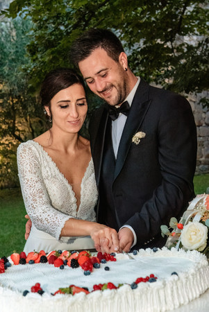 Matrimonio Fagagna taglio torta