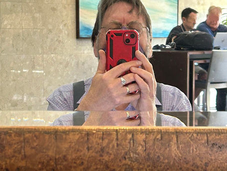 Selfie in a mirror