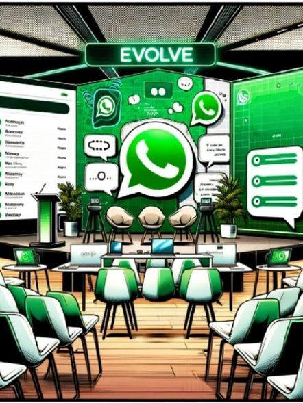 The AI Sensy event stage, 'Evolve,' depicted as a comic panel. For a detailed look at how the rest of the event unfolded, visit our Instagram page.