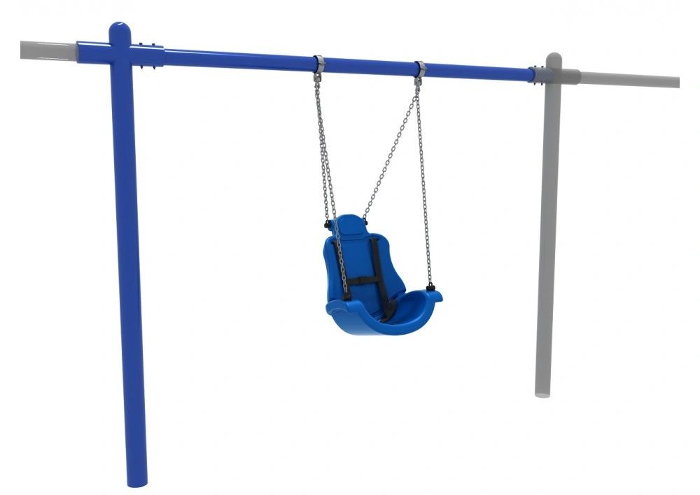 8 feet High Elite Single Post Adaptive Swing - Add a Bay
