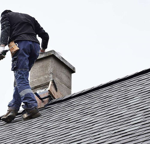 Chimney inspection being completed by a trained chimney service professional