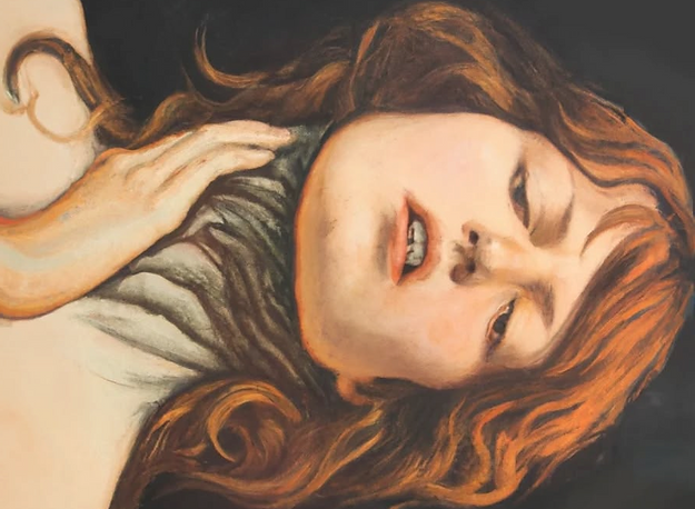 Digital portrait painting of Lilith