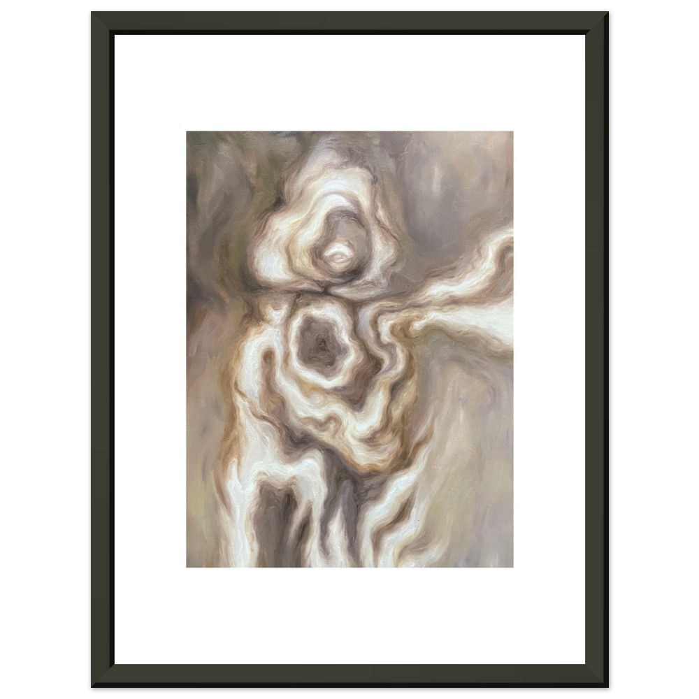 'Deciduous' Print in Metal Frame (30cm x 40cm)