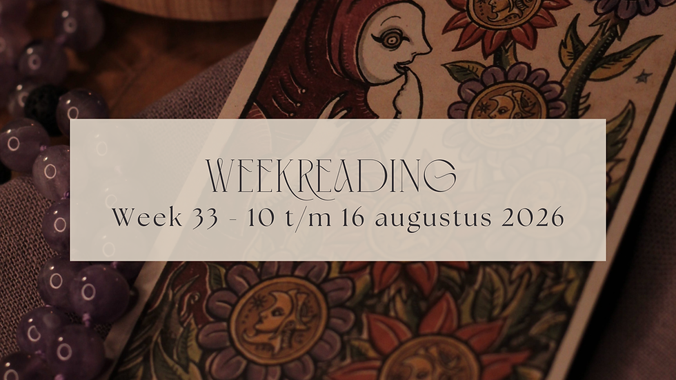 Weekreading| Week 33