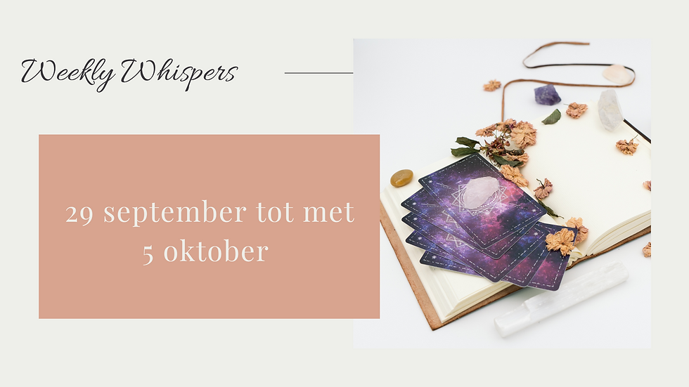 Weekly Whispers | Week 40