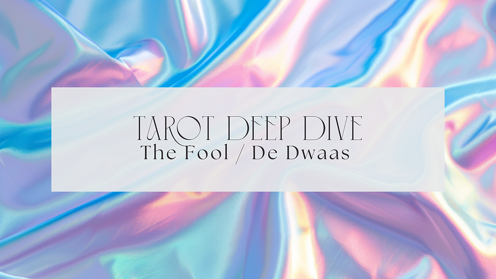 Tarot Deep Dive | The Fool