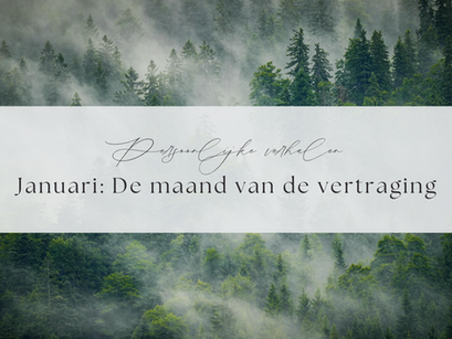 Persoonlijke verhalen | Januari, de maand van vertraging